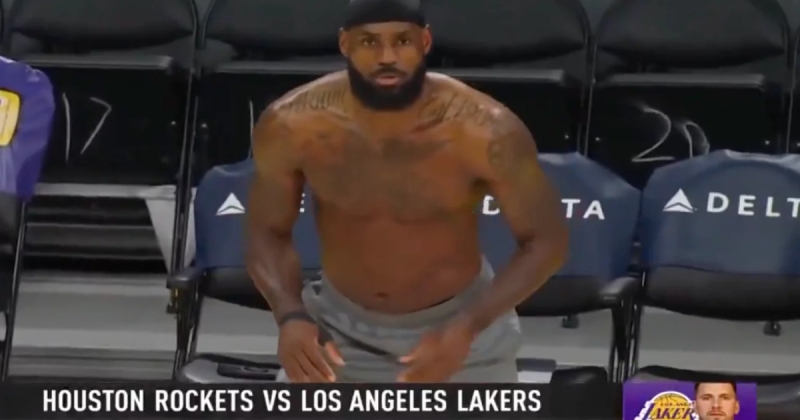 «Адам Сильвер, если хочешь кого-то оштрафовать – вот тебе повод. Выпиши штраф за это». Айзейя Томас раскритиковал Леброна Джеймса за разминку без майки