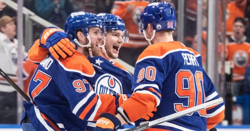 Макдэвид набрал 0+4 в матче с «Сан-Хосе». У капитана «Эдмонтона» 97 очков в 65 играх в сезоне