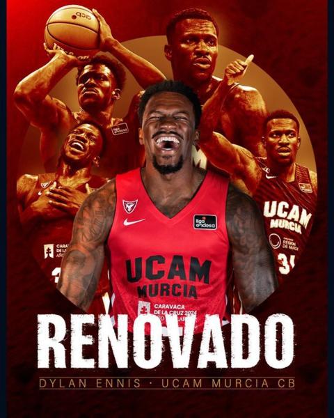 Дилан Эннис продлил контракт с «Мурсией» на сезон-2025/26